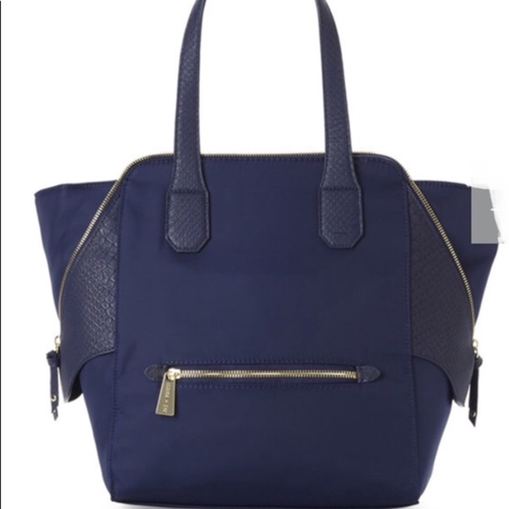 Navy Tote Handbag